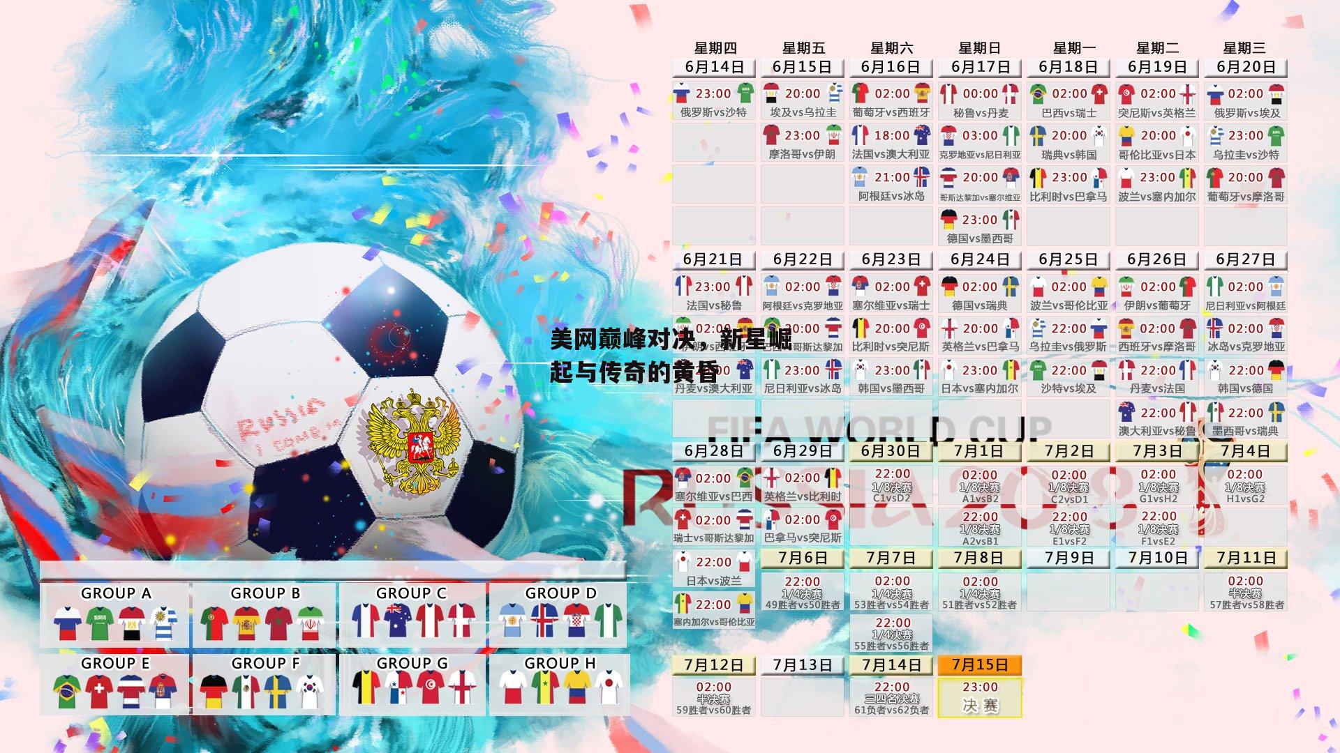 美网巅峰对决，新星崛起与传奇的黄昏